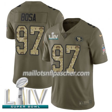 Maillot San Francisco 49ers Nick Bosa 97 Nike 2017 Salute To Service 2020 Super Bowl LIV - Homme